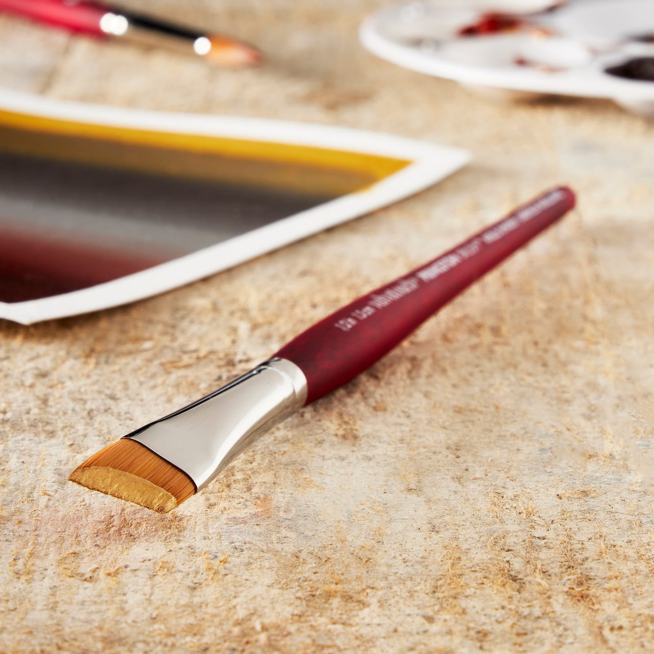 Princeton™ Velvetouch™ Series 3950 Angle Shader Brush